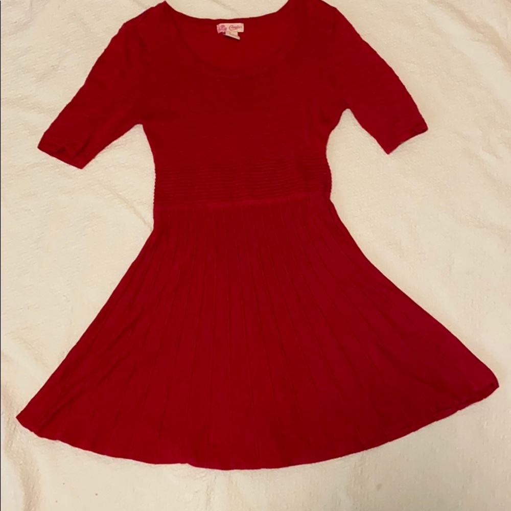 Red dress